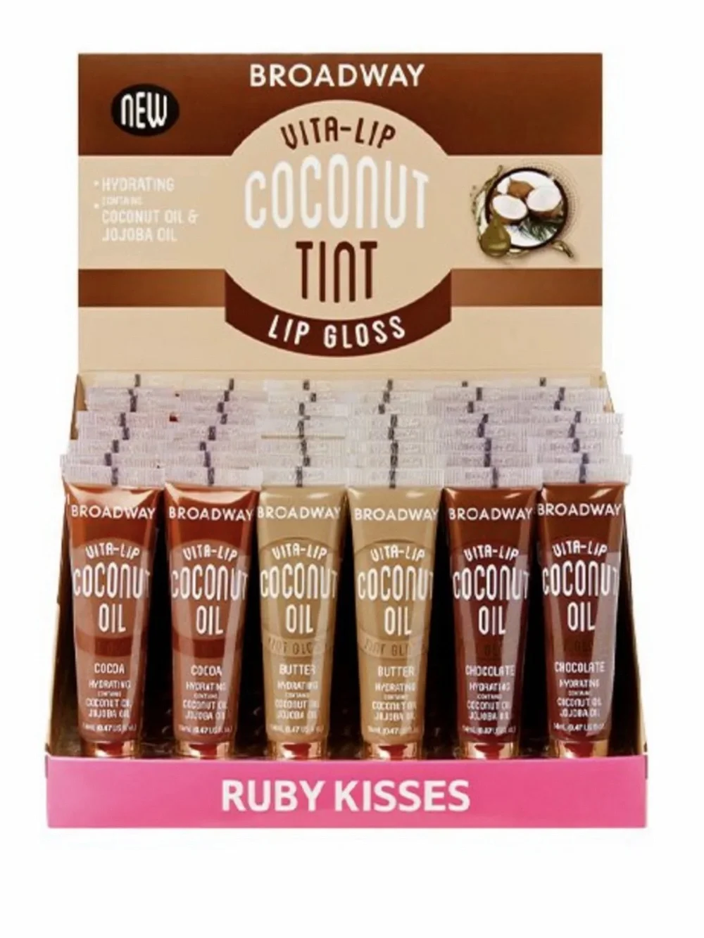 20 pack Broadway Vita-Lip Best Collection Lip Gloss — Assorted